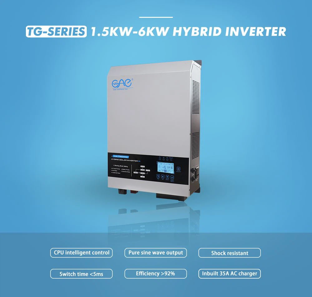 pure sine wave hybrid solar inverter