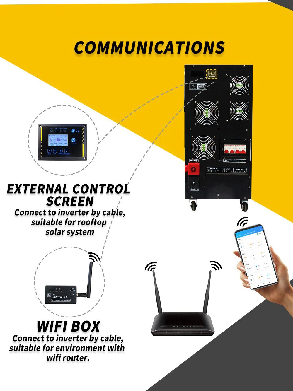 dc to ac hybrid inverter