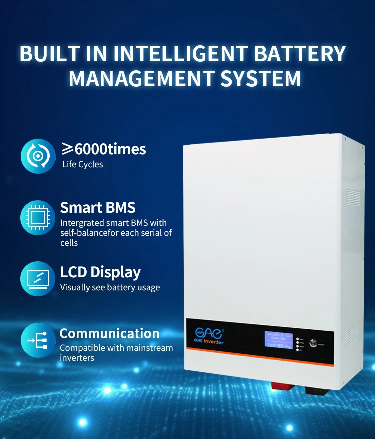120AH Solar System 48v 51.2 Battery 6.1kwh Lifepo4 Battery Power Bank 120AH Solar System 48v 51.2 Battery 6.1kwh Lifepo4 Battery Power Bank