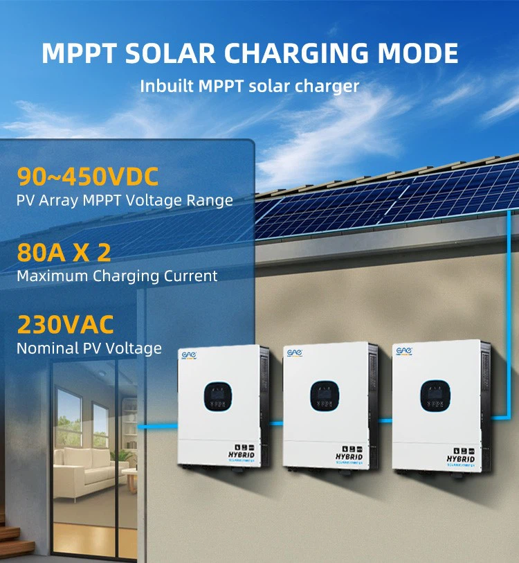 MPPT voltage range 90-450VDC MPPT voltage range 90-450VDC