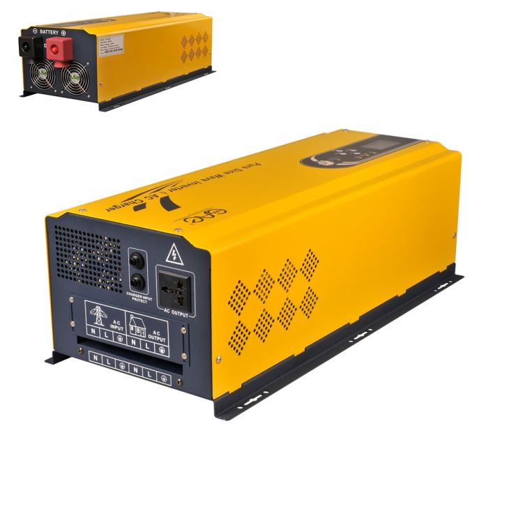 GSI Model Hybrid Solar Power Inverter With MPPT Charge Controller 1-7kw, 12/24/48/96V DC