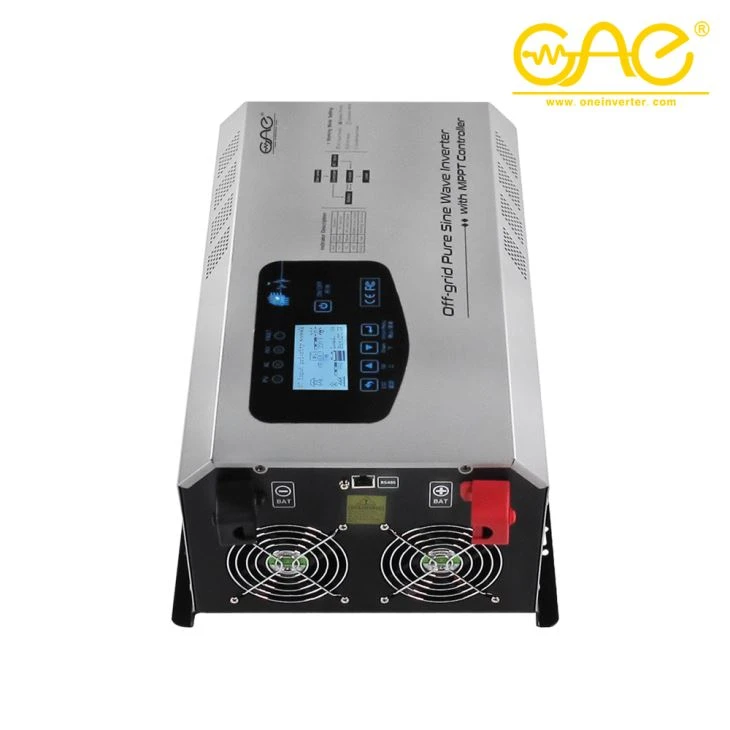DC To AC Inverter Single Phase Hybrid Solar Inverter 5kw Solar Converter Inverter With Charge Controller 50A